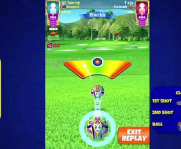 Master, QR Hole 2 - Par 3, HIO - Santa Ventura 9-hole cup, *Golf Clash Guide*