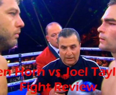 Ben Horn Puts on a Tyson Fury Like Masterclass vs Joel Taylor on Joseph Parker vs Django Opelu Card