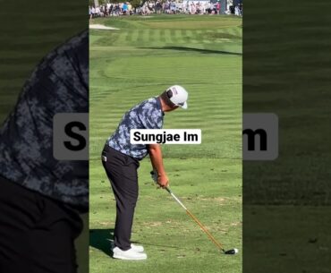 Sungjae Im golf swing at the Players Championship 2023