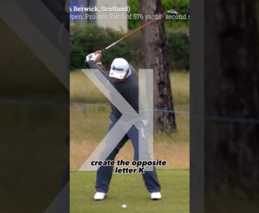 The opposite letter ‘K’ #golftips #golf #golfswing