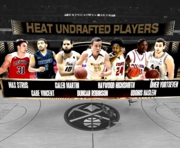 Where did all of Miami’s undrafted guys come from?