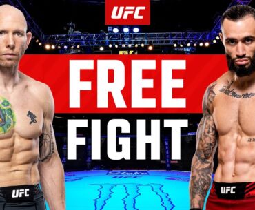Josh Emmett vs Shane Burgos | FREE FIGHT | UFC Jacksonville