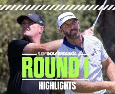 Full highlights: DJ, Kokrak lead Rd. 1 at Valderrama | LIV Golf Andalucía