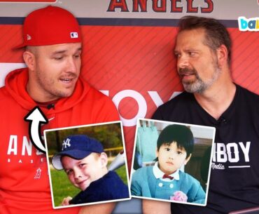 Can Mike Trout name all his Teammates as Babies?!