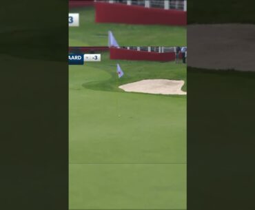 Nicolai Hojgaard's INCREDIBLE ONE IN A MILLION SHOT TODAY!!! ⛳️🔥 #golfhighlights #oneinamillion