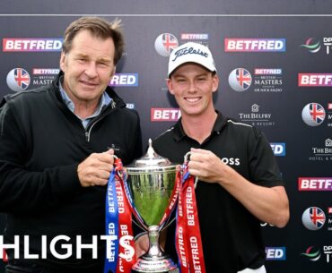 Daniel Hillier's Final Round Winning Highlights | 2023 Betfred British Masters