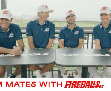 Team Mates with Fireballs GC | Sergio Garcia, Carlos Ortiz, Abraham Ancer, Eugenio Chacarra