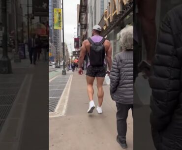 Bodybuilder In Public