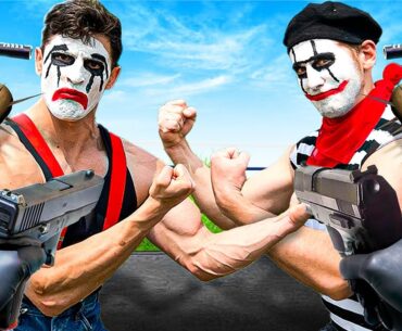 Mime VS Mime Extreme Pain Gauntlet *FIRST TO BREAK CHARACTER LOSES*