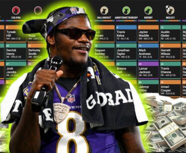 DUNKING on a 2023 Fantasy Football Draft for $3M