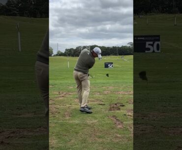 Guido Migliozzi working through the bag at the British Masters 2023 #golfswing