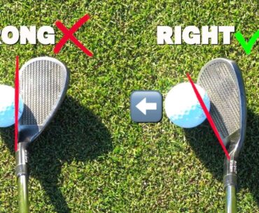 Pitching from Tight Lies on the Golf Course