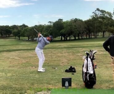 Sam Ryder Golf Swing on the Driving Range Valspar Championship 2023
