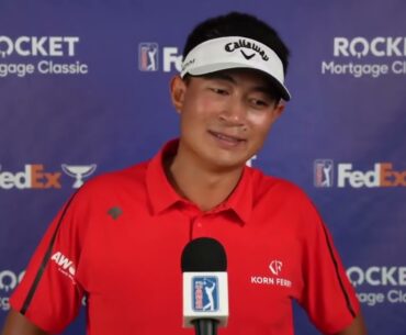 Carl Yuan Saturday Flash Interview 2023 Rocket Mortgage Classic