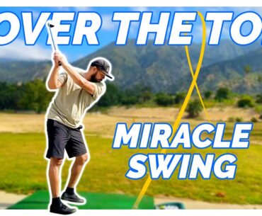 5 Min Golf Lesson Transformation!! Over The Top Shallowing Move!