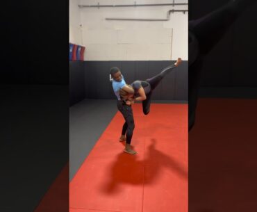 Choked Her With Her Favorite Move😂 #martialarts #jiujitsu #wrestling #sports #selfdefense #women