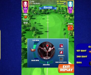 Master, QR Hole 8 - Par 4, EAGLE - Santa Ventura 9-hole cup, *Golf Clash Guide*