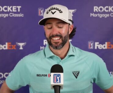 Adam Hadwin  Saturday Flash Interview 2023 Rocket Mortgage Classic