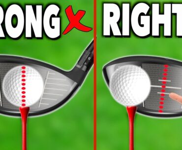 This is why I never start with the club behind the ball
