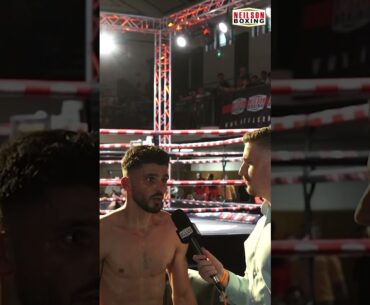 Harry Karzis Post Fight Interview - Fight Town York Hall - 1st July 2023