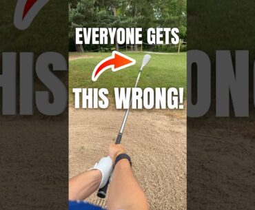 GUARANTEED EVERY GOLFER GETS THIS BUNKER TECHNIQUE WRONG #golf #golfer #golfball #golftips #tip