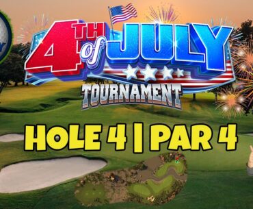 Master, QR Hole 4 - Par 4, EAGLE - 4th of July Tournament, *Golf Clash Guide*