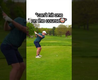 Golf range vs golf course