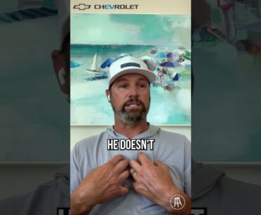 #1 rule to be a caddie? Gotta have thick skin. Presented by @Chevrolet #Ad #ChevyEV