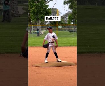 Balk or not?? #shorts