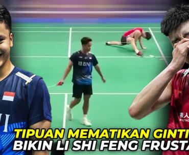 Tipuannya Benamkan China.! Skill Deception Ginting Modal Atasi Li Shi Feng di Singapore Open 2023
