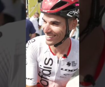 🤣"Victor Lafay ? C'est un fou, c'est un malade, il a un problème dans sa tête" #shorts #tourdefrance