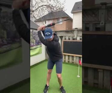 KEN LONG Demonstrating the ONE Golf Swing Trainer