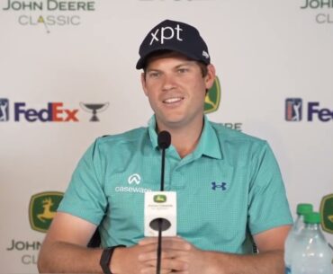 Adam Schenk Wednesday Press Conference 2023 John Deere Classic