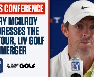 Rory McIlroy Addresses The PGA Tour, LIV Golf Merger | CBS Sports
