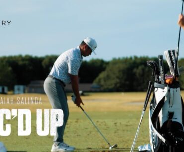 Isaiah Salinda mic'd up at Memorial Health Championship in Round 1