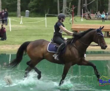 262XC Stella Harris on Fabio JR Beginner Novice Cross Country Aspen Farms June 2023