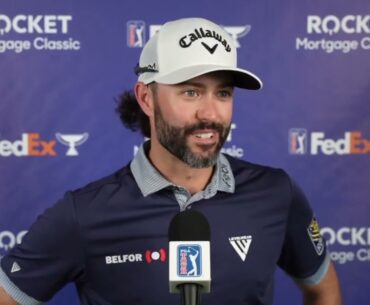 Adam Hadwin · Round 4 · Interview  · 2023 Rocket Mortgage Classic · PGA Tour