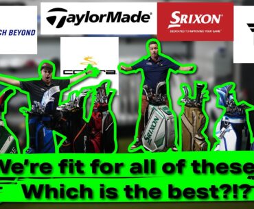 We Got Fit For 5 Full Bags of the Most Major Golf Brands!! ( Over $40,000 worth of golf gear!! )