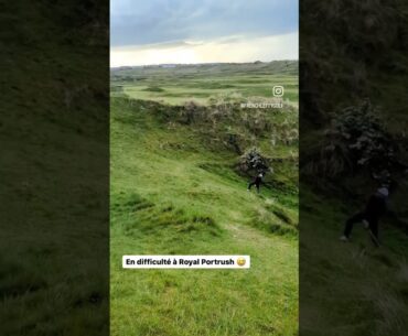 Ce trou 16 de Portrush 😅 Il s’appelle Calamity Corner et ce n’est pas pour rien 😂