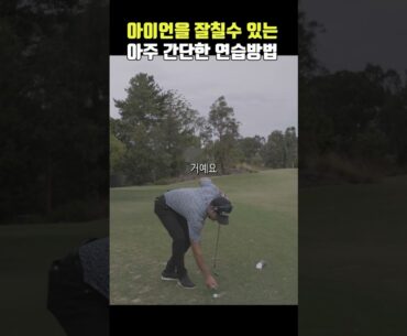 아이언은 이게 진짜 중요합니다