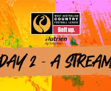 2023 Nutrien AG Solutions Country Football Championships Day 2: Div 1 - A Stream