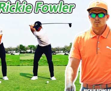Rickie Fowler リッキー・ファウラー  米国の男子ゴルフ スローモーションスイング!!!