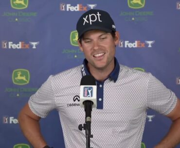 Adam Schenk Saturday Flash Interview 2023 John Deere Classic