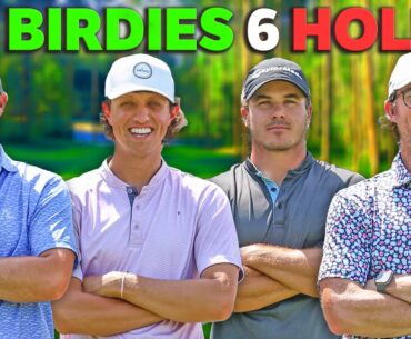 10 Birdies, 6 Holes In A Golf Tournament