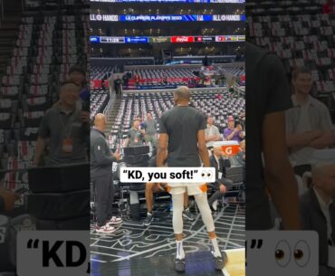 Kevin Durant Shuts Down Fan Who Yelled ‘KD, You Soft!”