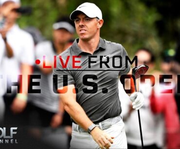 Rory McIlroy ties for most GIR; Will Round 2 play harder? | Live From the U.S. Open | Golf Channel