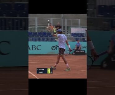❌ Geste d'antijeu de Hugo Gaston face à Borna Coric = Grosse amende  #shorts #shortsvideo #tennis