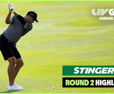 Highlights: Stinger GC eyeing repeat after big second round | LIV Golf London