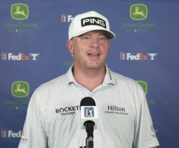 Nate Lashley · Round 1 · Interview · 2023 John Deere Classic · PGA Tour