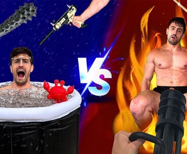 Freezing COLD VS Burning HOT Pain Comparison Test *SHOCKING RESULTS*